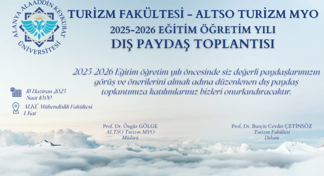 Akademik Birimlerimizden Dış Paydaş Toplantısı.