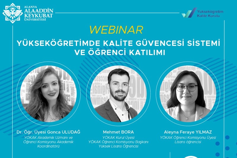 YÜKSEKÖĞRETİMDE KALİTE GÜVENCE SİSTEMİ VE ÖĞRENCİ KATILIMI SEMİNERİ GERÇEKLEŞTİRLDİ
