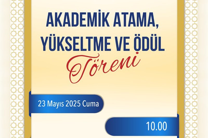 AKADEMİK ÖDÜL TÖRENİ GERÇEKLEŞTİ.