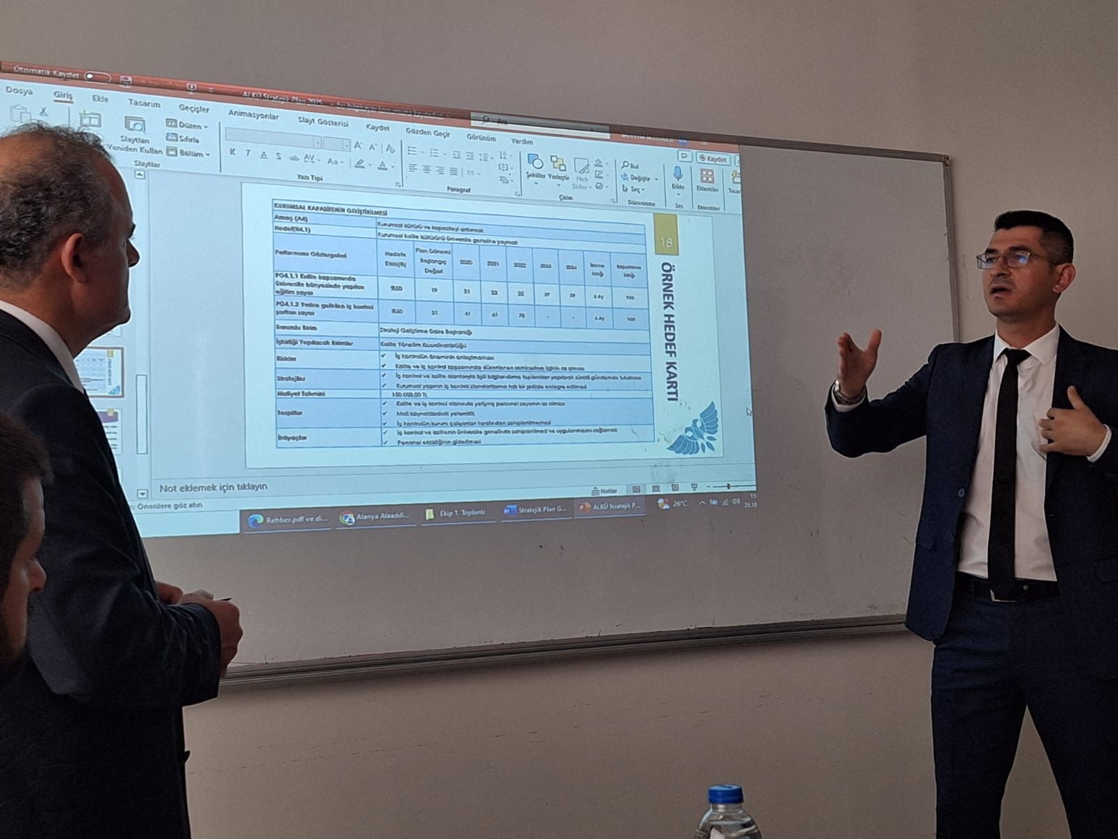 Koordinatörlüğümüz Rektör Yardımcısının katılımı ile gerçekleşen strateji planlama toplantısına katıldı